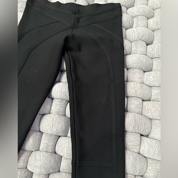 Herve Leger cropped black leggings size extra small - Picture 12 of 14
